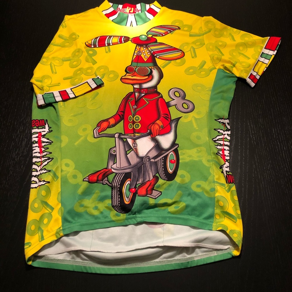 Primal Wear QUACKED UP Cycling Jersey large unique
